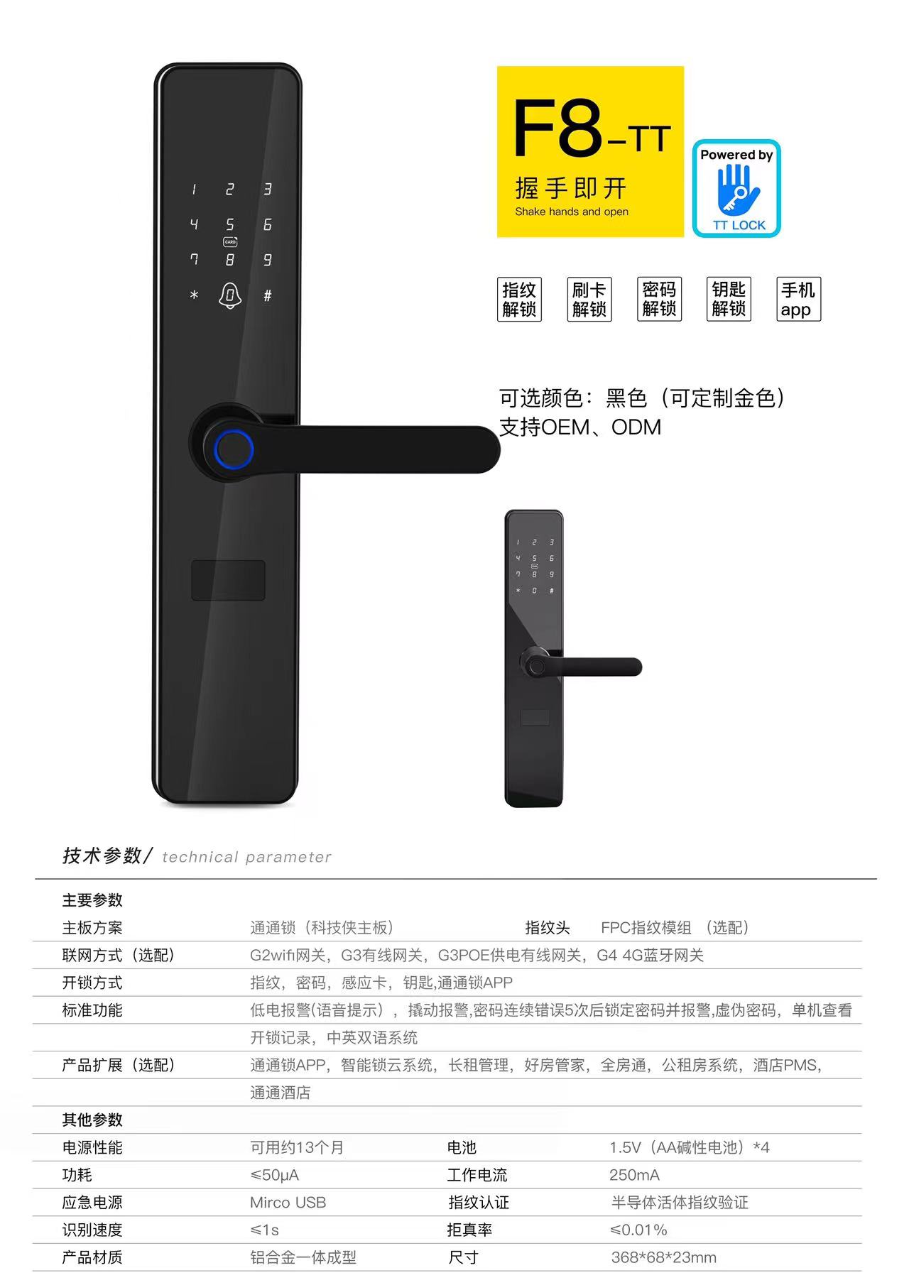 民宿 公寓藍牙智能鎖解決方案通通鎖TTLOCK 好房管理多套房源管理水電表管理